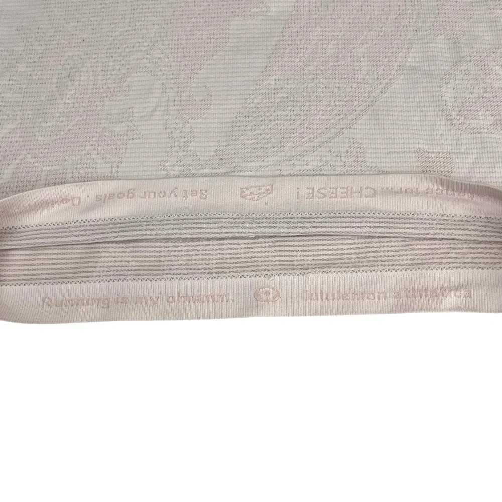 lululemon Run Swiftly Tech Racerback *Paisley‎ Heathered Pretty Pink Sz 4